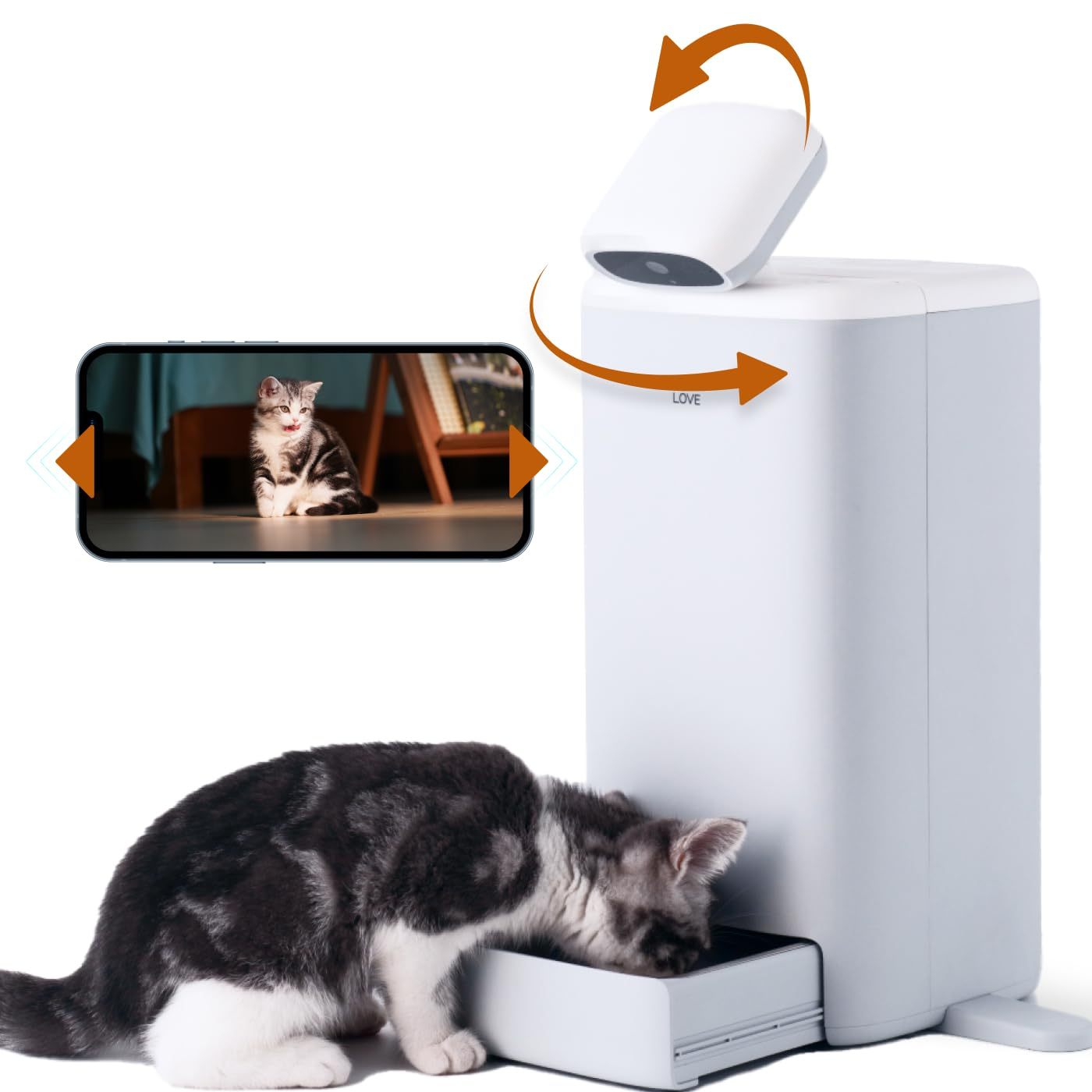 Pet Feeder with Camera 1080P HD / 2Way Audio